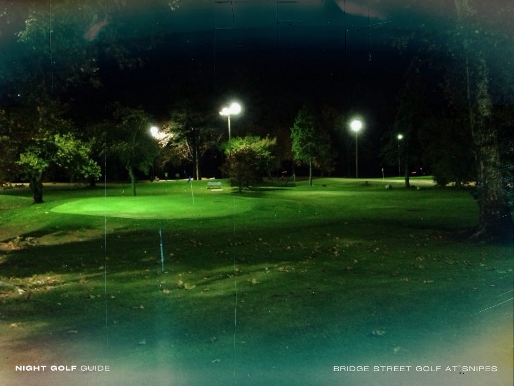 Bridge Street Golf at Snipes is a community favorite, offering relaxed night golf and a laid-back atmosphere for all ages.